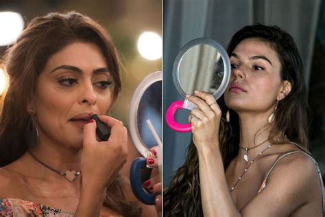 Batons nude e de cores fortes marcam a maquiagem das personagens de A Força do Querer Beauty