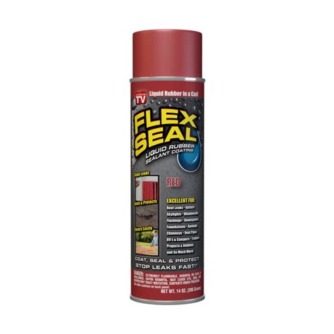 Flex Seal Aerosol Liquid Rubber Sealant Coating 14 Oz Red Walmart