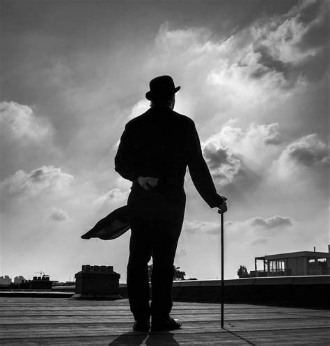 Black and white silhouette of a an elegant gentleman - A Jamaica Experience