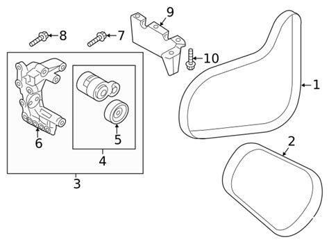 Genuine Water Pump Belt for 2015-2024 Hyundai | Part# 25212-2GGB0 ...