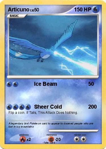 Pokémon Articuno 644 644 Ice Beam My Pokemon Card