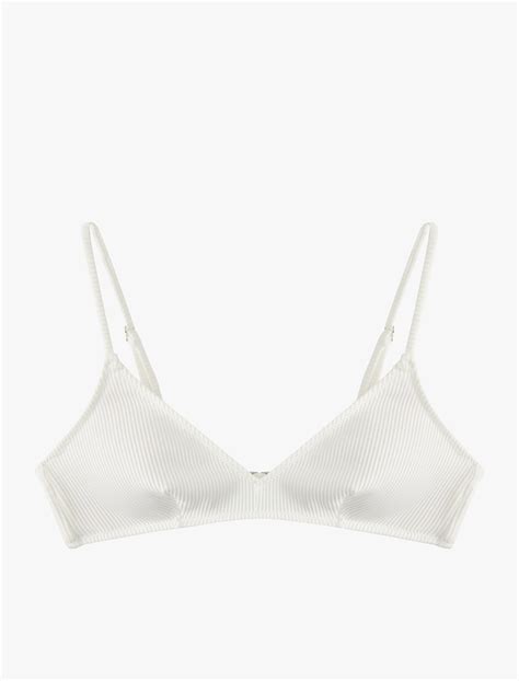 Kadın Koton X Sibil Çetinkaya Dokulu Fitilli Bralet Bikini Üstü 5SAK10060MM Koton