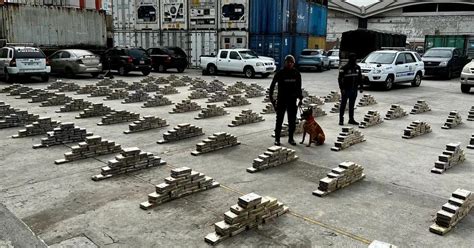 Ecuador es el país de tránsito que más cocaína incautó en América Latina en Infobae
