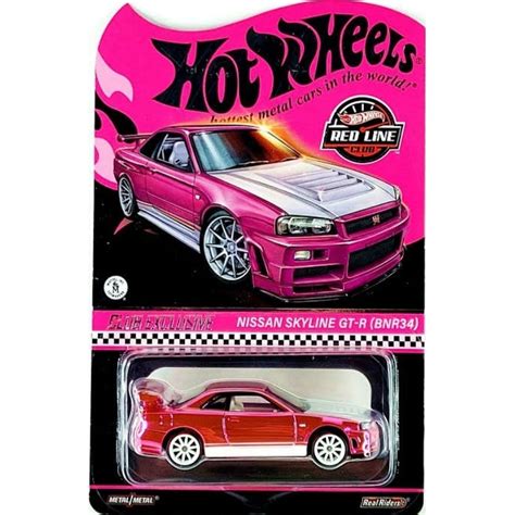 Hot Wheels Rlc Nissan Skyline Gtr R Pink Shopee Philippines