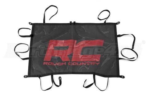 Jeep JK Rough Country Mesh Bikini Top Black Jeep Rubicon 2007 2018 85104 Northridge4x4