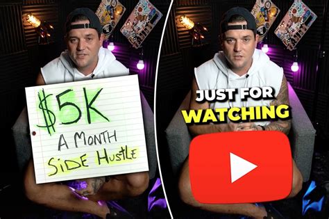 Earn 5k Per Month From Your Couch With Easy Youtube Side Hustle