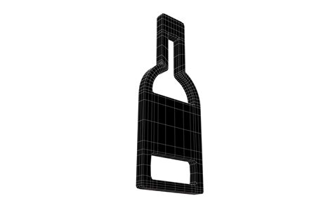 3d Model Alcohol Symbol V1 001 Vr Ar Low Poly Cgtrader