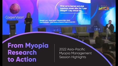 From Myopia Research To Action 2022 Asia Pacific Myopia Management