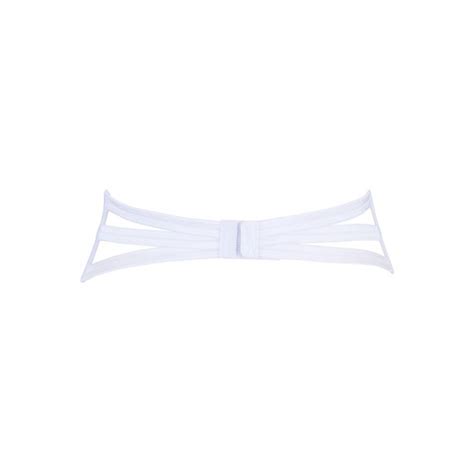 Semi Corset Serre Taille Blanc V Axami Lingerie Couleur Blanc