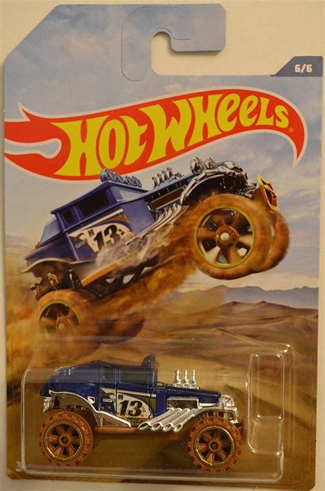 Hot Wheels Compatible Baja Bone Shaker Blue Chrome Of HW Series