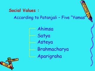 Moral Values Ppt