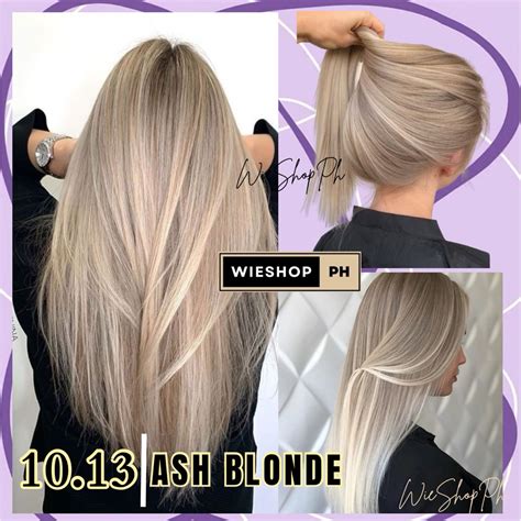 Bremod 10 13 Ash Blonde Hair Color Set With Oxidizer Cream 100ml 6 9 12 Shopee Philippines