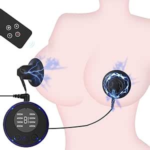 BDSMYOU Nippelsauger Brustwarzen Sex Spielzeug für Frau Paare SM Elektro Shock Nippel Sauger