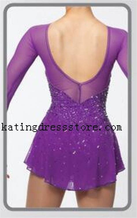 Purple Women Ice Skating Dress Green Custom Brad Griffies Dresses For