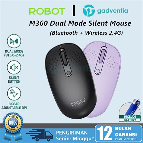 Jual Robot M Mouse Bluetooth Usb Wireless G Dual Mode