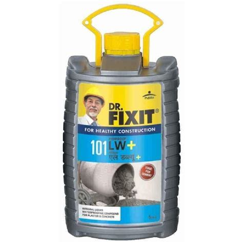 Dr Fixit 101 Pidiproof LW Pack Of 1 1ltr Integral Liquid