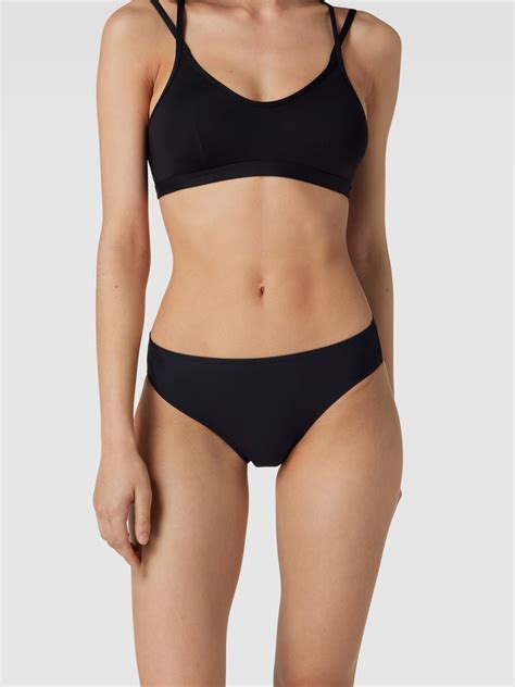 Kup Online Esprit Figi Bikini Z Detalem Z Logo Czarny