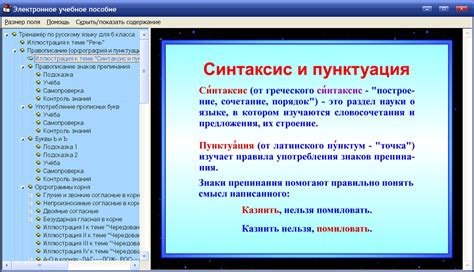 Интерактивный тренажер по русскому языку для 6 класса к учебнику М.М ...