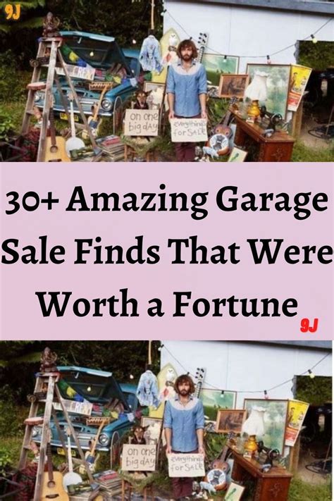 30 amazing garage sale finds that were worth a fortune – Artofit