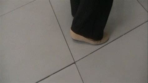 New Nude Leather Flats And Nylons The Table Shoeplayer Clips4sale