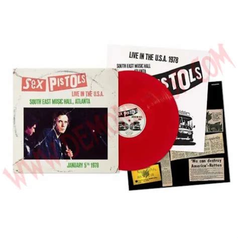 Vinilo LP Sex Pistols Live In The U S A 1978