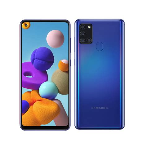 Купить смартфон Samsung Galaxy A21S 32 синий