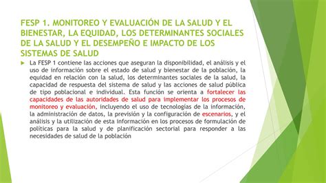 4 FESP funciones esenciales de salud pública pptx