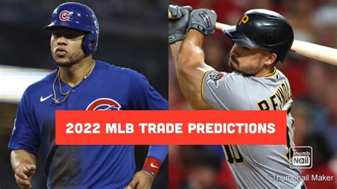 Mlb Offseason Trade Predictions 2022 Mlb Trade Rumors Youtube