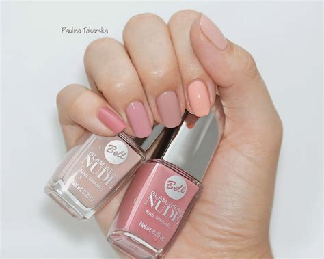 Lakierowy zawrót głowy Bell Glam Wear Nude