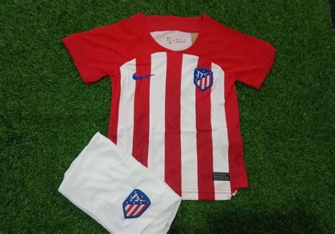 Athletico Madrid home Jersey 23/24 kids/youth set, Babies & Kids ...