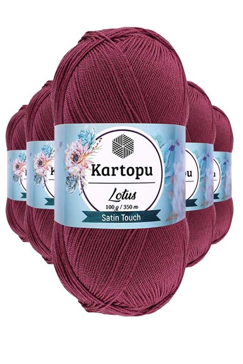 5 Adet Lotus Bikini Büstiyer Bluz Örgü İpi K756 Begonvil