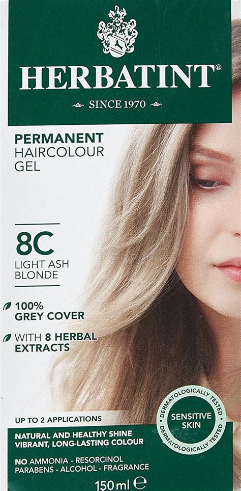 Herbatint Permanent Herbal Hair Colour C Light Ash Blonde Pris
