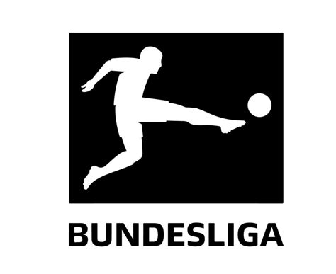 Bundesliga Logo Symbol Black And White With Name Design Germany ...