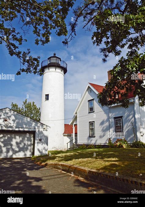 West Chop Lighthouse On Marthas Vineyard Massachusetts The Lighthouse