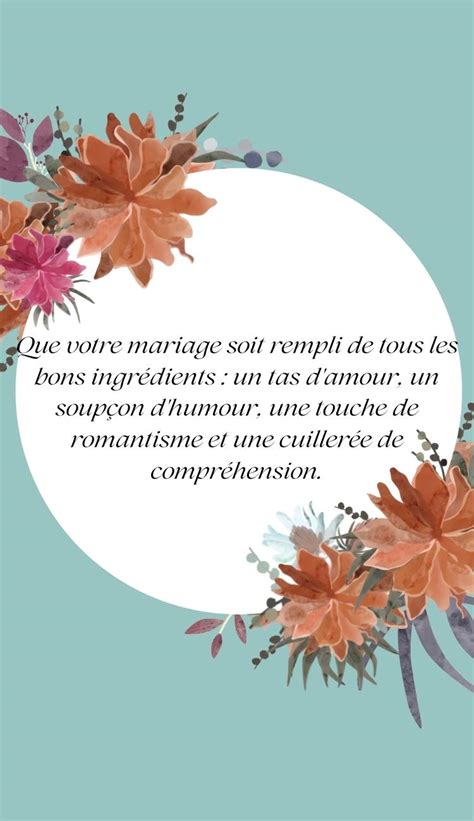 mot felicitation mariage les  beaux textes  des sublimes cartes