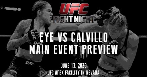 Jessica Eye vs Cynthia Calvillo Odds & Picks - UFC Fight Night Betting Tips