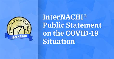 InterNACHI Public Statement On The COVID 19 Situation