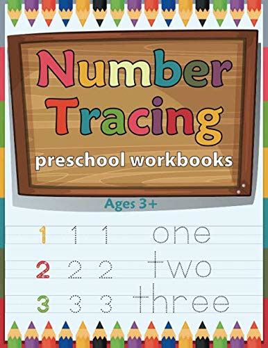 Number Tracing Preschool Workbooks Ages 3 Number Tracing Book For