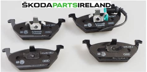 Yeti Brake Pads 1.2 & 2.0 (1K0698151F) - SKODA Parts Ireland | Genuine ...