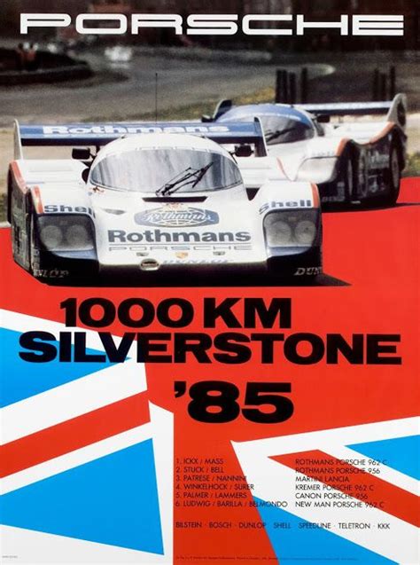 Original Steve Mcqueen Porsche Race Poster Porsche Rennplakat Steve