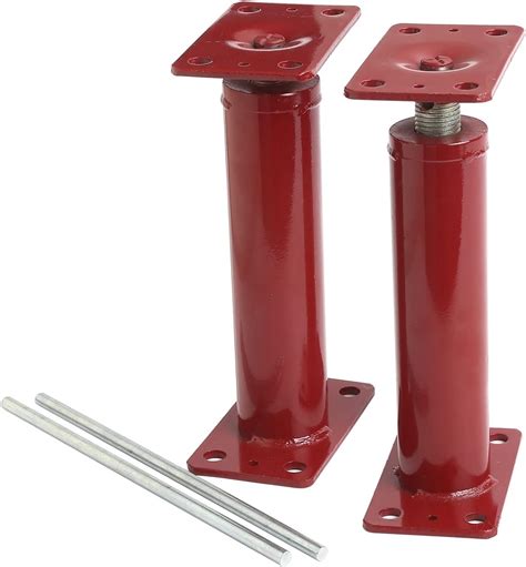 amazoncom  pack adjustable floor jack post  gauge size range