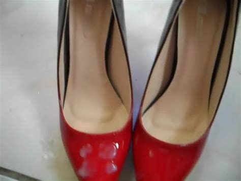 Cum On New Red Heels Of My Wife Gay Man Porn XHamster