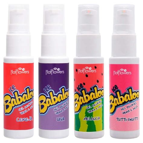 Babaloo Gel Vibrador Ice Beij Vel G Hot Flowers