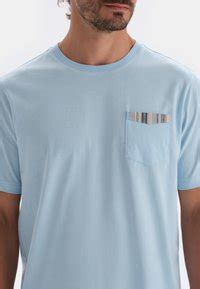 DAGI SHORT SLEEVE CREW NECK REGULAR SET - Nachtwäsche Set - blue/blau ...