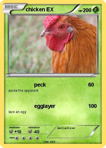 Pokémon Chicken Ex 1 1 Peck My Pokemon Card