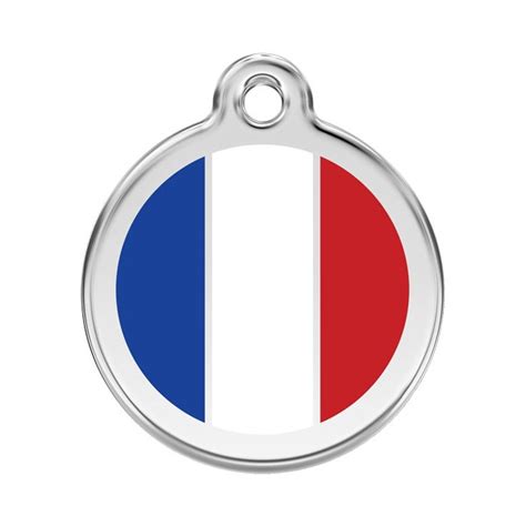 Médaille France pour chien et chat Red Dingo - Korridog