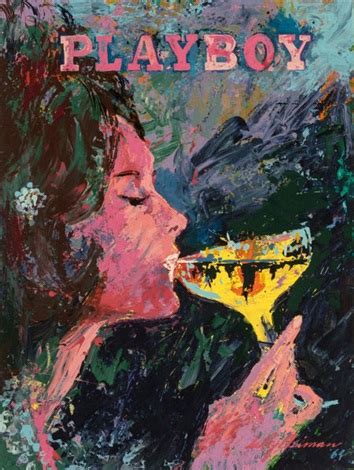 Bunny Sipping Champagne Playboy By Leroy Neiman On Artnet