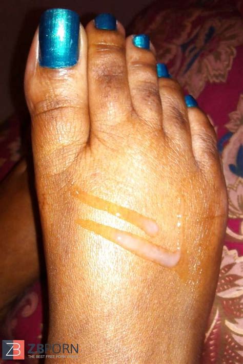 Teal Blue Toes Footjob ZB Porn
