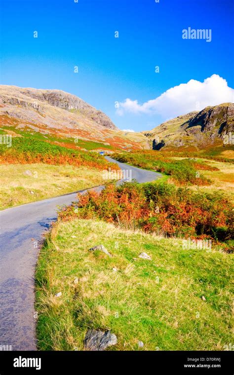 Hardknott Pass Is A Pass That Carries A Minor Road Between Eskdale And The Duddon Valley In The