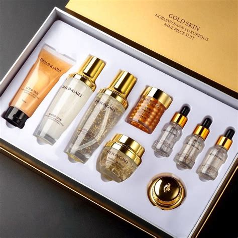 BEILINGMEI เซทบำรุงผิว กล่องทอง เซท 7in1 ครบเซท 9ชิ้น (พร้อมส่ง ไม่ต้อง ...